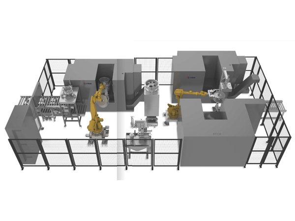 L type cnc automatic production line