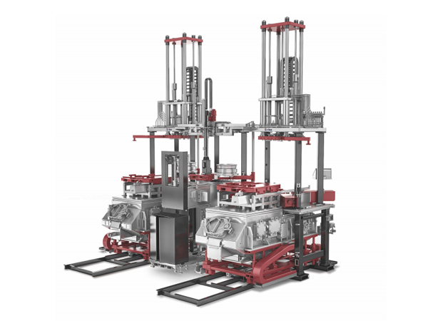 Dual-chamber furnace lpdc machine