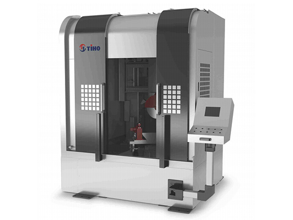 Five-axis riser cutting machine for turbo-charger housing